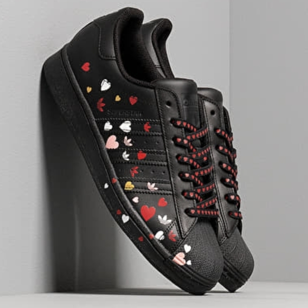 Limited edition Adidas Women’s Valentines Superstar Shoe